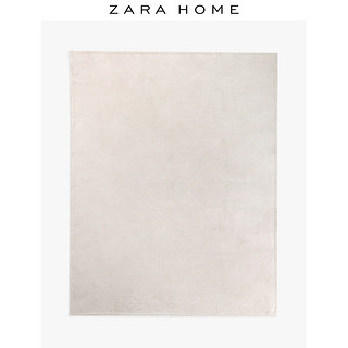 Zara Home 欧式素色绒布毯子垫床午睡单人薄毛毯垫 41310004706 130 x 170 cm 栗色