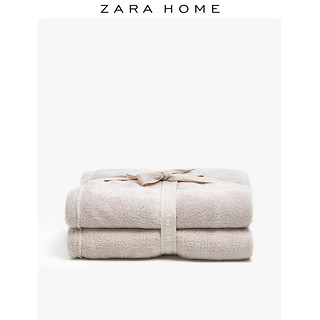 Zara Home 欧式素色绒布毯子垫床午睡单人薄毛毯垫 41310004706 130 x 170 cm 栗色