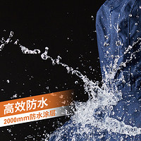 迪卡侬旗舰店冲锋上衣男秋冬户外加绒加厚棉服运动防风外套QUMM XXXL 男士军绿色