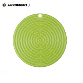 法国 Le Creuset 酷彩 硅胶类硅胶隔热垫餐具垫防烫圆形彩色家用 樱桃红