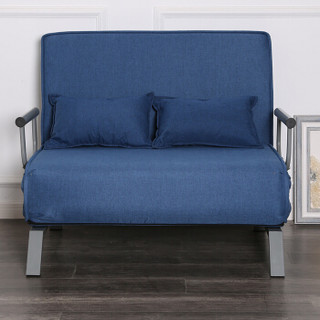 施豪特斯（SHTS）折叠床 多用沙发床布艺陪护折叠床休闲沙发804-100 蓝色