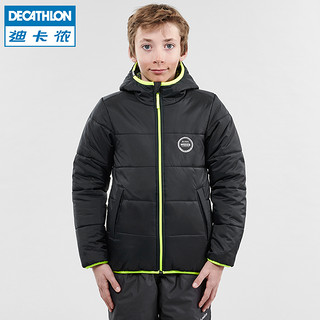 DECATHLON 迪卡侬 儿童滑雪外套棉服夹克户外防水保暖男女童双面穿棉服KIDK