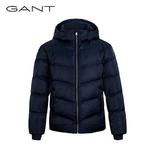 GANT/甘特秋冬男士短款休闲连帽羽绒服外套7001542 XS 704