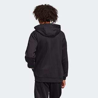 阿迪达斯官网 adidas 三叶草 FZ HOODY 男装运动连帽外套FM3700 M 黑色