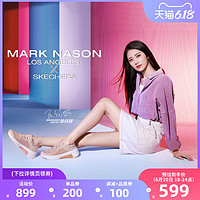 Skechers斯凯奇2020春夏设计师款女士小白鞋时尚运动休闲鞋133000 36.5 粉红色/PNK