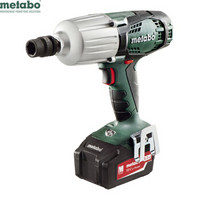 麦太保Metabo602198650 SSW 18 LTX 600充电式冲击扳手（600牛米）4.0Ah两电一充套装 墨绿