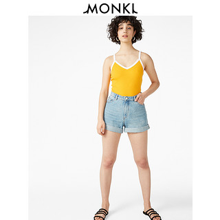 MONKI2020夏季无袖条纹外穿紧身百搭内搭打底吊带背心女 0490962 160/80A/XS 条纹022