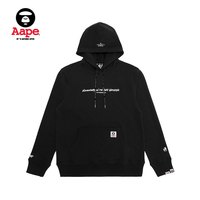 Aape男装秋冬涂鸦手写效果字母印花休闲连帽卫衣帽衫3460XXB XL 绿色