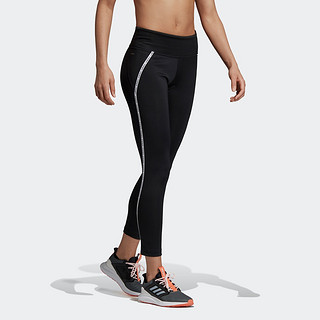 阿迪达斯官网 adidas W XPR TIGHT 7/8 女装训练紧身裤EI5495 XS 黑色/白