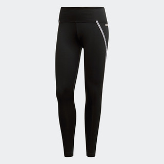 阿迪达斯官网 adidas W XPR TIGHT 7/8 女装训练紧身裤EI5495 XS 黑色/白