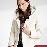 波司登年新品女士短款时尚保暖羽绒服气质外套冬B90141504DS 155/80A 黑色8056