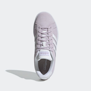 阿迪达斯官网 adidas GRAND COURT 女鞋网球运动鞋EE7476 39 紫粉/亮白