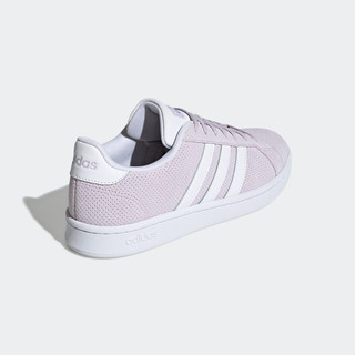 阿迪达斯官网 adidas GRAND COURT 女鞋网球运动鞋EE7476 39 紫粉/亮白