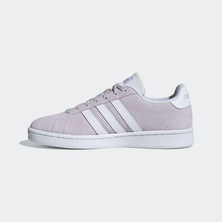 阿迪达斯官网 adidas GRAND COURT 女鞋网球运动鞋EE7476 39 紫粉/亮白