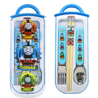 托马斯和朋友托马斯和朋友 THOMAS & FRIENDS()儿童餐具套装 宝宝筷子勺子叉子三件套 赠收纳盒 便携式不锈钢勺叉套组 5237