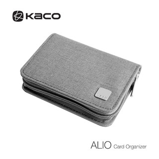 KACO ALIO 爱乐 防水运动 多功能 证件信用公交银行卡包 零钱包 爱乐卡包灰色