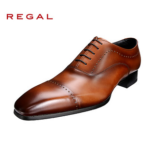 REGAL/丽格商务正装英伦婚鞋日本制尖头系带男鞋皮鞋11LR 44 B(黑色)YYK15