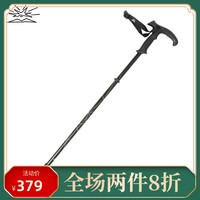 BIGPACK 派格 户外碳素纤维材质防滑头爬山手杖配件2节伸缩登山杖