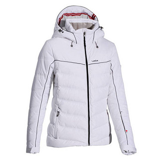 迪卡侬滑雪服女冬季户外加厚防风防水保暖单双板羽绒服上衣WEDZE1 S（165/88Y） 白色