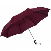 天堂伞 Paradise 自开自收强力拒水58cm*8骨三折超轻晴雨伞3331E碰紫红色