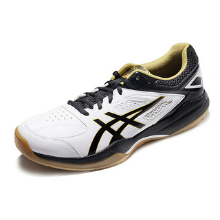 ASICS亚瑟士羽毛球鞋男鞋运动鞋GEL-COURT HUNTER 45 黑色/黄色