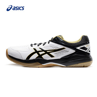 ASICS亚瑟士羽毛球鞋男鞋运动鞋GEL-COURT HUNTER 45 黑色/黄色