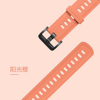 AMAZFIT 彩色硅胶表带20mm 阳光橙