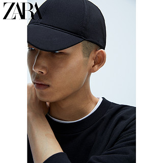 ZARA 新款 男装 拼接加大码宽松运动衫卫衣 04087408800 XL (185/104A) 黑色