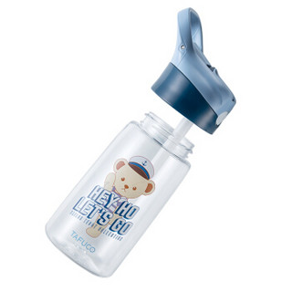 泰福高 水壶/水杯 宝宝吸管杯 婴儿鸭嘴杯 3岁以上 泰迪珍藏系列 400ML蓝色