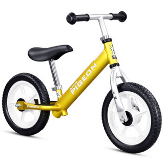 飞鸽（PIGEON）儿童平衡车滑步车 2-3-9岁宝宝 玩具溜溜车滑行学步车扭扭车童车玩具车儿童自行车 亮金色