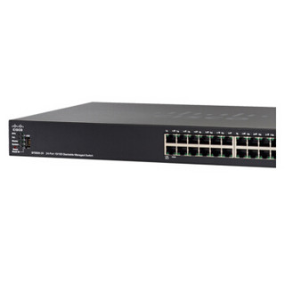 思科（CISCO）SF550X-24-K9-CN 24口百兆企业级堆叠开关交换机