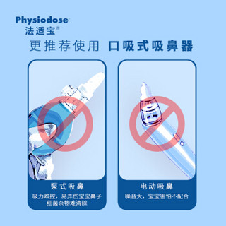 法适宝(Physiodose) 精装吸鼻器 婴儿宝宝吸鼻器 新生儿宝宝鼻涕清洁器 鼻塞通鼻吸鼻 法国原装进口