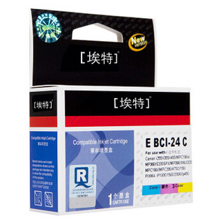 埃特（elite_value） E BCI-24 彩色墨盒 (适用佳能 i255/i355/MPC200/475D/MP110/PIXMA iP1000/1500/2000)