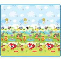 费雪 Fisher Price 韩国进口动物森林XPE材质150*200*1.0CM爬行垫 儿童地垫 宝宝爬爬垫单面图案包边BMF15