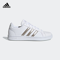 阿迪达斯 adidas官网GRAND COURT BASE女子网球运动鞋EE7874EG4029EE7482 36 一号黑/白/一号黑