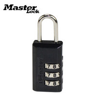 玛斯特（Master Lock）密码锁可调密码箱包挂锁646MCND黑色 定制-免费激光刻字