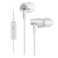 audio-technica 铁三角 ATH-CLR100IS 入耳式动圈有线耳机 白色