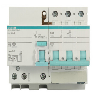 西门子(SIEMENS)断路器 漏电保护器 3P40A 5SU93361CR40