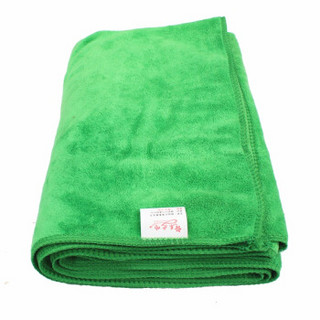 车之吻 1条装擦车毛巾 磨绒加厚型60CM*40CM 多用途细纤维毛巾 绿色