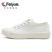 feiyue/飞跃夏季新款饼干鞋时尚韩版小白鞋厚底松糕女鞋8328 41 米色