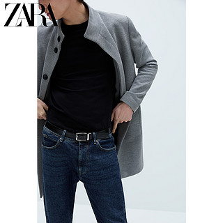 ZARA 新款 男装 双色纹理大衣外套 00706378811 L (180/100A) 浅灰色