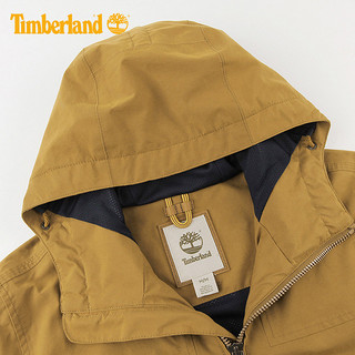 Timberland添柏岚男装可收纳冲锋衣防水外套|A1GE3 S A1GE3932/棕色