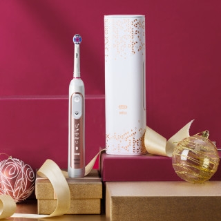 商品oralb/欧乐b电动牙刷成人款男女声波德国进口3d蓝牙p9000玫瑰金
