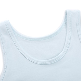 商品爱慕儿童天使背心棉氨纶男童跨栏背心ak2111091 160 浅蓝色