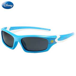 迪士尼（Disney）儿童偏光太阳镜男女童防炫目墨镜小孩防紫外线眼镜 66C5A浅蓝