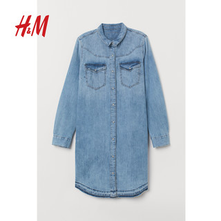 H＆M HM0623321 牛仔衬衫连衣裙