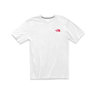 THE NORTH FACE 北面 RED BOX TEE 男士短袖T恤 (白色、XL)