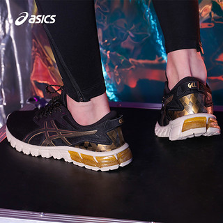 ASICS 亚瑟士 GEL-QUANTUM FESTA 男子运动跑步鞋 (黑色/红色、40.5)