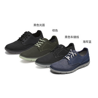 Clarks Tunsil Plain 男士休闲鞋 黑色 40