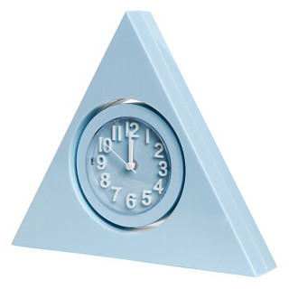 商品明珠星(pearl)闹钟 创意学生时钟儿童卧室床头柜闹表时尚三角钟